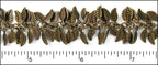Leaf Dangles Chain with Antique Brass Plating