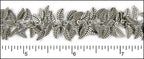Leaf Dangles Chain with Antique Silver Plating