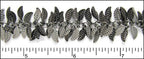 Leaf Dangles Chain with Gunmetal Plating