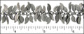 leaf dangles chain MATTE GUNMETAL