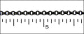 2.5mm Rolo chain MATTE GUNMETAL