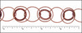 multi circle chain ANT. COPPER