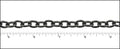 medium heavy cable chain MATTE GUNMETAL