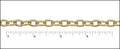 medium heavy cable chain MATTE GOLD