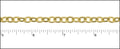 small heavy cable chain MATTE GOLD