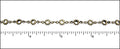 cog chain ANT. BRASS