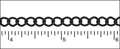 small curb chain NITE BLACK
