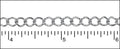 small curb chain RHODIUM