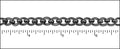 double link curb chain MATTE GUNMETAL