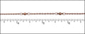 fine ball and chain ANT. COPPER