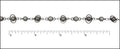 Saturn chain ANT. SILVER