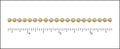 3.2mm ball chain MATTE GOLD