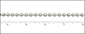 4.5mm ball chain ANT. SILVER