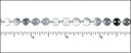 sequin chain RHODIUM