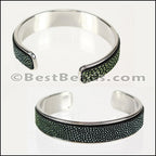 10mm Flat GLUE - IN CUFF Shiny Gold - 2 pcs
