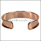 10mm Flat GLUE - IN CUFF Rose Gold - 2 pcs