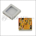 10mm Flat KLIMT Printed Slider - 10 pcs