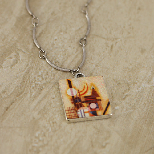 15mm KANDINSKY Printed Charm - 10 pcs