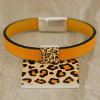 15mm LEOPARD Printed Charm - 10 pcs