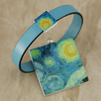 40mm STARRY NIGHT Printed Pendant - 2 pcs