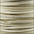 3mm flat ARIZONA SUEDE leather SAND - meter