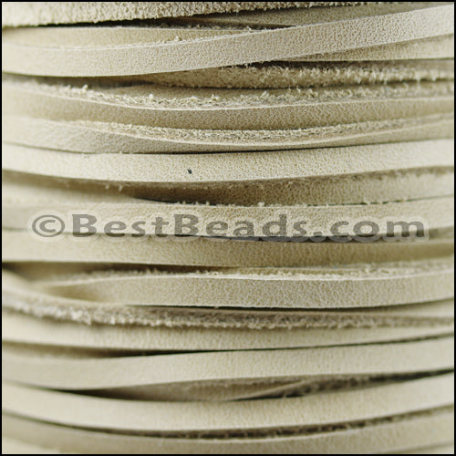 3mm flat ARIZONA SUEDE leather SAND - meter