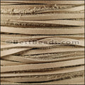 3mm flat ARIZONA SUEDE leather SADDLE - meter