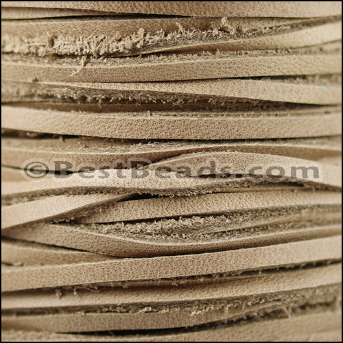 3mm flat ARIZONA SUEDE leather SADDLE - meter
