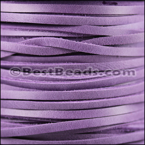 3mm flat ARIZONA SUEDE leather VIOLET - meter