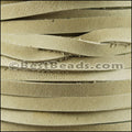 5mm flat ARIZONA SUEDE leather SAND - meter