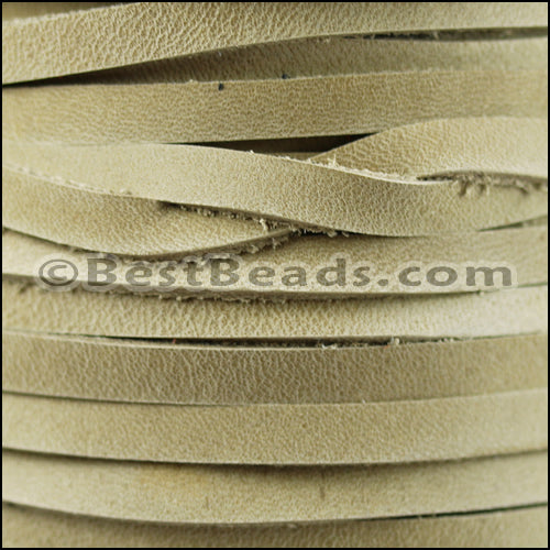 5mm flat ARIZONA SUEDE leather SAND - meter