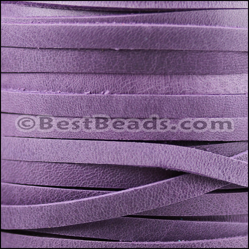 5mm flat ARIZONA SUEDE leather VIOLET - meter