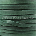 5mm flat ARIZONA SUEDE leather FOREST GREEN - meter