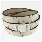 10mm flat BARK leather BROWN - meter
