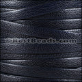 10mm flat CAMEL leather DARK NAVY - meter