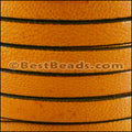 10mm flat CAMEL leather CARAMEL - meter
