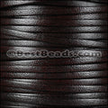 5mm flat CAMEL leather DARK BROWN - meter