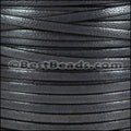 5mm flat CAMEL leather DARK GREY - meter