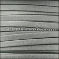 3mm flat DENVER leather GREY - meter