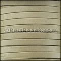 5mm flat DENVER leather SAND - meter
