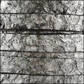 10mm flat PERCH leather SILVER - 1 meter