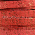 10mm flat GALAXY leather BLOOD ORANGE - meter