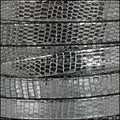 10mm flat GRECO leather GRAPHITE - meter