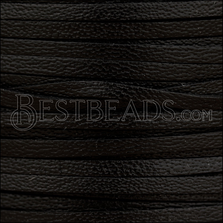 2.5mm Kangaroo Lace BLACK - meter