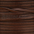 2.5mm Kangaroo Lace DARK BROWN - meter
