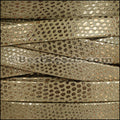 10mm flat LUXOR leather OLIVE - meter