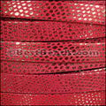 10mm flat LUXOR leather RED - meter