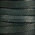 10mm flat LUXOR leather SPRUCE GREEN - meter