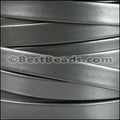 10mm flat MATTE PEARL leather GREY - meter