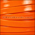 10mm Flat PATENT leather ORANGE - meter